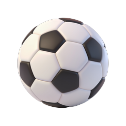 Realistic Soccer Ball Icon for Sports Projects