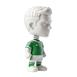Soccer Player Bobblehead Toy Icon - 3D Football Figurine