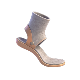 Icona stivaletto a calzino elegante - Design di calzature in 3D