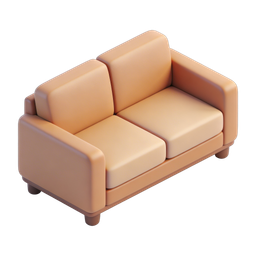 Modern Sofa Icon for Home Decor Design