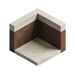 Soil Layers Cross Section Isometric 3D Icon
