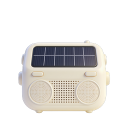 Icono de Boombox Solar - Radio Portátil Ecológica