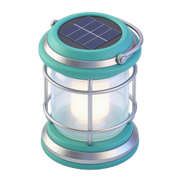 Solar Camping Lantern Icon | Renewable Energy Outdoor Light