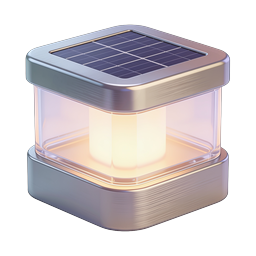 Solar-Powered Lantern Icon | Eco-Friendly Light