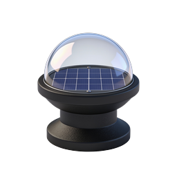 Solar Light Fixture Icon - Renewable Energy Symbol