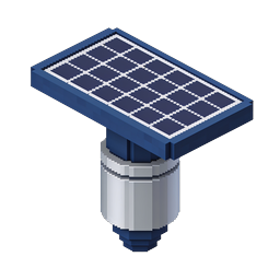 Isometric Solar Panel Renewable Energy Icon