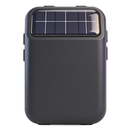 Portable Solar Power Bank Icon - Green Charging Technology