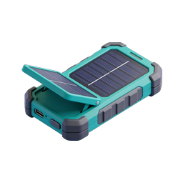 Solar Power Bank Icon - Portable Renewable Energy Charger