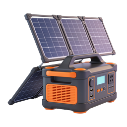 Portable Solar Power Station with Foldable Panel