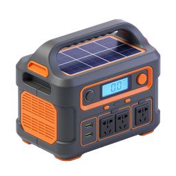 Portable Solar Power Station Icon | Renewable Energy