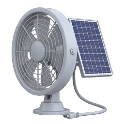 Solar Powered Fan Icon | Renewable Energy Ventilation