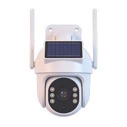 Solar Security Camera 3D Icon | Wireless Surveillance