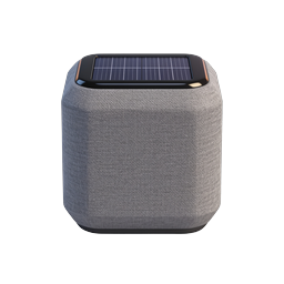 Icona altoparlante intelligente solare | Design tecnologico eco-friendly