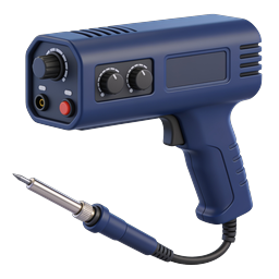 Soldering Gun Icon - Electronics Repair Tool 3D