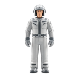 Futuristic Space Hero Icon for Digital Projects