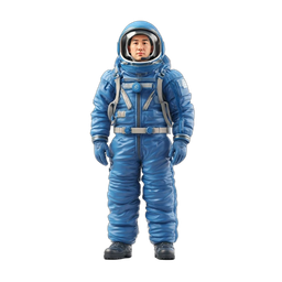 Realistic Astronaut Icon for Space Exploration Themes