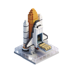 Rocket Launch Icon - Modern Design for Space Technology