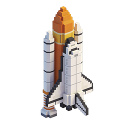 Rocket Launch Icon for Space Exploration Projects