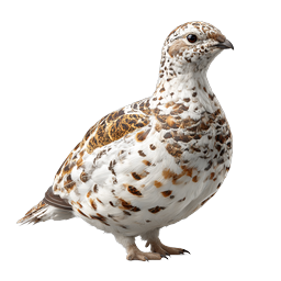 Speckled Grouse Bird Icon - Realistic Wildlife Illustration