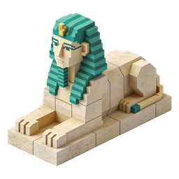 Stylized Sphinx Icon for Modern Applications