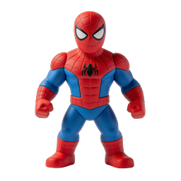 Spider-Man Clay Figure Icon - Superhero Toy Design