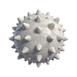 3D-Icon Spike-Viruspartikel - Medizinische Mikrobiologie