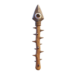 Mystical Spiked Eye Staff Fantasy Weapon Icon
