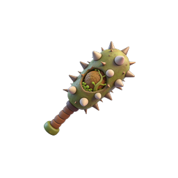 Icona 3D mazza chiodata fantasy arma di gioco