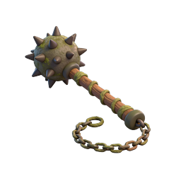 Icône arme masse à pointes - rendu fantasy médiéval 3D