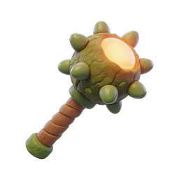 Icône 3D arme masse à pointes - ressource de jeu RPG fantasy