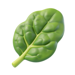 Vibrant Spinach Leaf Icon for Healthy Eating