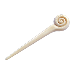 Elegant Spiral Hair Pin Icon - Ornamental Hair Accessory