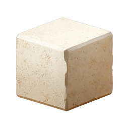 Icona texture 3D di cubo di spugna porosa realistica