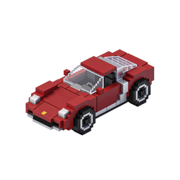 Pixel Car Icon - Playful Retro Style Design