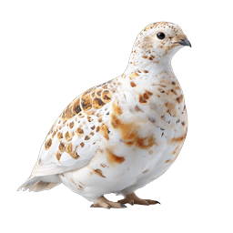 Spotted Quail Bird - Realistic Wildlife Nature Icon