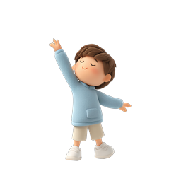 3D Clay Boy with Cleaning Spray Bottle Icon