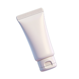 Icona di tubetto a spremitura - packaging cosmetico 3D
