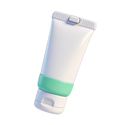Squeeze Tube Icon - 3D Cosmetic Product Vector
