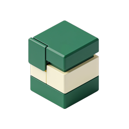 Stacked Books 3D Isometric Icon | Library & Education