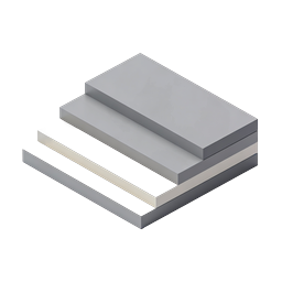Stacked Books Icon | Minimalist 3D Design