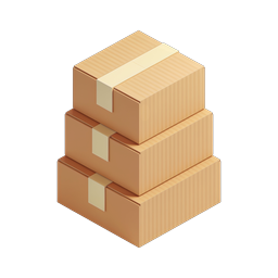 Stacked Cardboard Boxes Icon | Shipping & Logistics