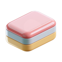 Stacked Color Layers 3D Icon | Glossy Multi-Layer Design
