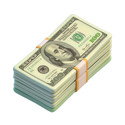 Stacked Money Icon for Financial Content