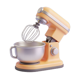 Stand Mixer Kitchen Appliance 3D Icon