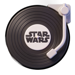 Star Wars Turntable Record Player Icon | 3D Music Icon