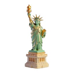 Statue of Liberty Icon - Freedom Symbol Representation