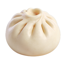 Steamed Bun Icon - Traditional Asian Dumpling Baozi