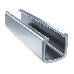 Steel C-Channel Beam Icon - Metal Profile