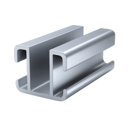 Steel C-Channel Beam Icon | Construction Material 3D