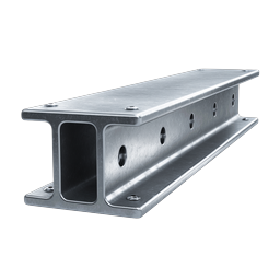 Steel I-Beam Construction Icon | Structural Metal Beam
